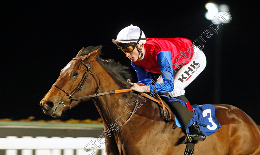 Ejaabiyah-0002 
 EJAABIYAH (David Egan) wins The Unibet British Stallion Studs EBF Fillies Novice Stakes
Kempton 15 Nov 2023 - Pic Steven Cargill / Racingfotos.com