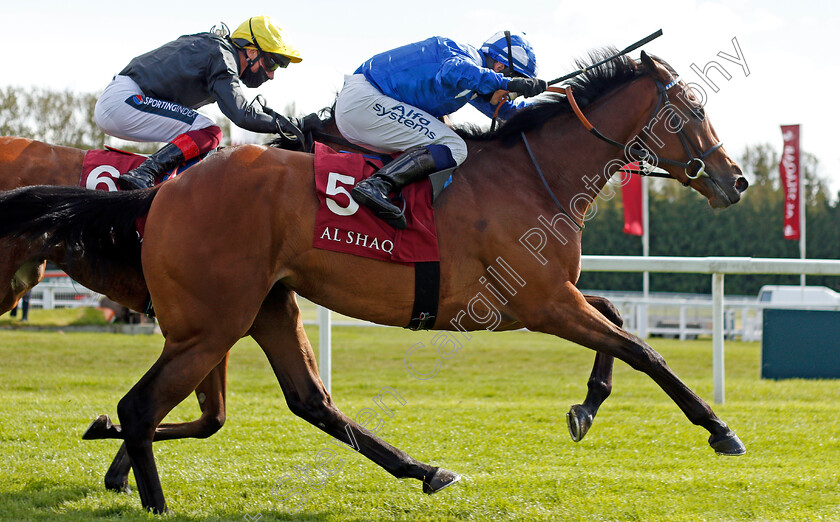 Eshaada-0004 
 ESHAADA (Jim Crowley) wins The Haras de Bouquetot Fillies Trial Stakes
Newbury 15 May 2021 - Pic Steven Cargill / Racingfotos.com