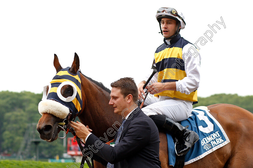 Amade-0012 
 AMADE (Flavien Prat) after The Belmont Gold Cup Invitational
Belmont Park USA, 7 Jun 2019 - Pic Steven Cargill / Racingfotos.com