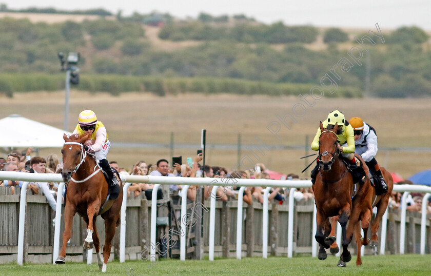 Jalea-Moon-0004 
 JALEA MOON (Hollie Doyle) wins The Follow @racingtv On Twitter Fillies Handicap
Newmarket 29 Jul 2022 - Pic Steven Cargill / Racingfotos.com