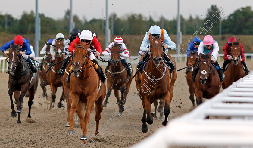 Harry s-Bar-0003 
 HARRY'S BAR (Jack Mitchell) beats ADMIRALITY (right) in The Chelmsford City Cup Handicap
Chelmsford 22 Aug 2020 - Pic Steven Cargill / Racingfotos.com