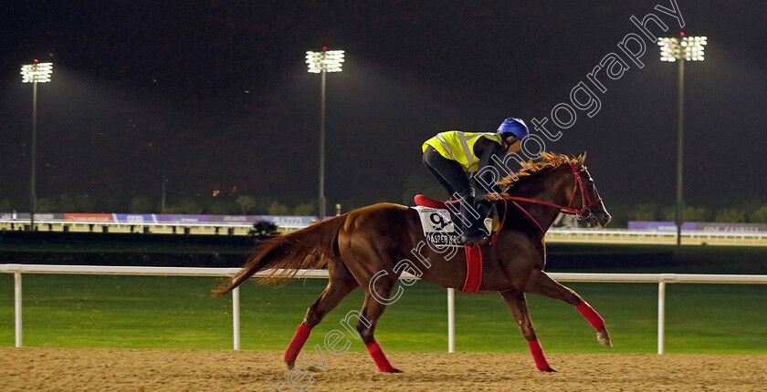 Jasper-Krone-0001 
 JASPER KRONE training for The Al Quoz Sprint
Meydan Dubai 26 Mar 2024 - Pic Steven Cargill / Racingfotos.com