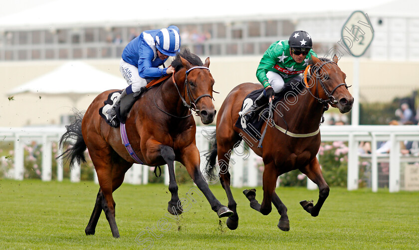 Khanjar-0004 
 KHANJAR (left, Jim Crowley) beats STUBBLE FIELD (right) in The Hoof It For PRD British EBF Restricted Novice Stakes
Ascot 3 Sep 2021 - Pic Steven Cargill / Racingfotos.com