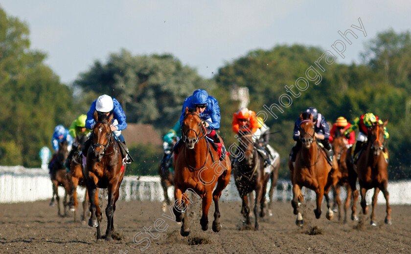 Mutafawwig-0003 
 MUTAFAWWIG (centre, Oisin Murphy) beats VALIANT PRINCE (left) in The Unibet Casino Deposit £10 Get £40 Bonus Novice Stakes Div1
Kempton 4 Aug 2021 - Pic Steven Cargill / Racingfotos.com