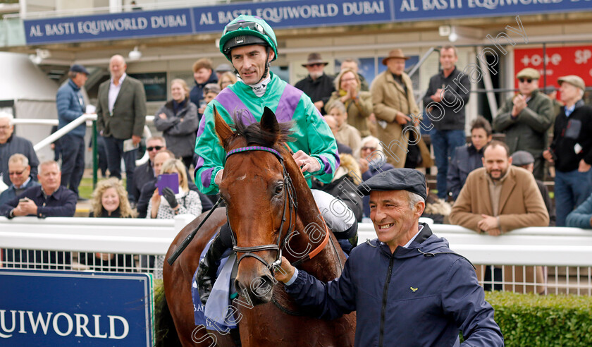 Prague-0007 
 PRAGUE (Daniel Tudhope) winner of The Al Basti Equiworld Dubai Joel Stakes
Newmarket 27 Sep 2024 - Pic Steven Cargill / Racingfotos.com