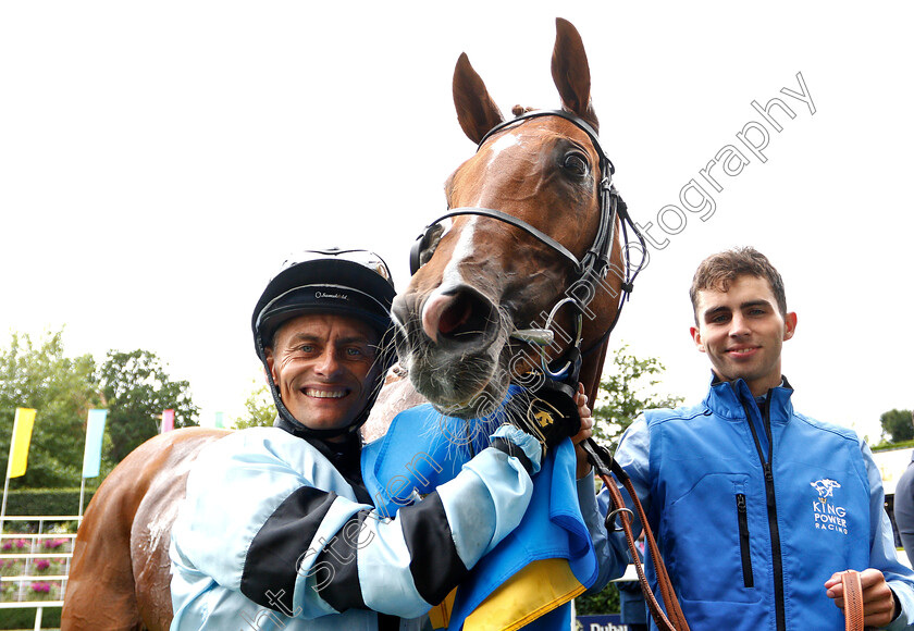 Cleonte-0009 
 CLEONTE (Per-Anders Graberg) after The Dubai Duty Free Shergar Cup Stayers
Ascot 11 Aug 2018 - Pic Steven Cargill / Racingfotos.com