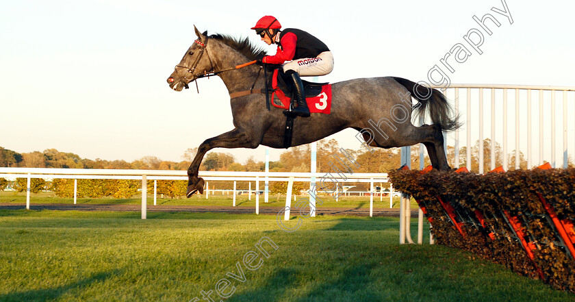 Hugos-Horse-0001 
 HUGOS HORSE (Harry Cobden)
Kempton 21 Oct 2018 - Pic Steven Cargill / Racingfotos.com