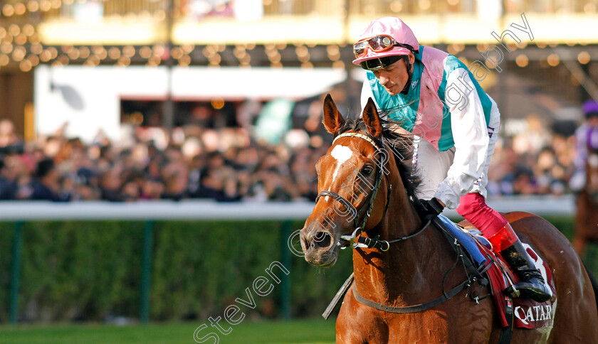 Enable-0003 
 ENABLE (Frankie Dettori) after The Qatar Prix de l'arc de Triomphe
Longchamp 6 Oct 2019 - Pic Steven Cargill / Racingfotos.com