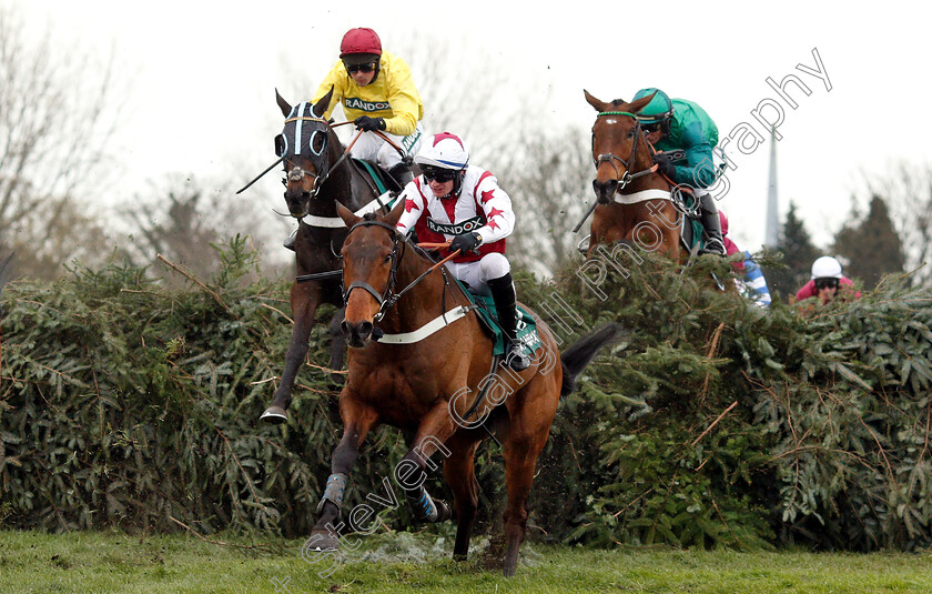 Doitforthevillage-0002 
 DOITFORTHEVILLAGE (Tom O'Brien) leads O O SEVEN (left) and JANIKA (right)
Aintree 5 Apr 2019 - Pic Steven Cargill / Racingfotos.com