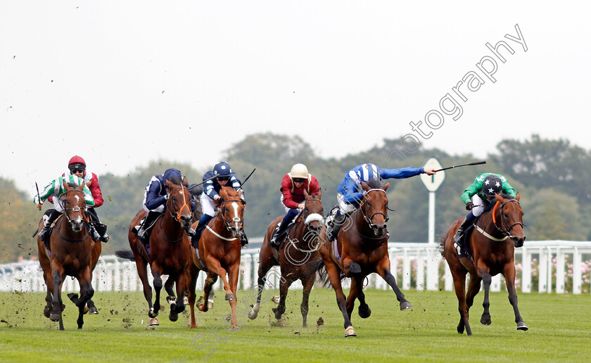 Khanjar-0001 
 KHANJAR (2nd right, Jim Crowley) beats STUBBLE FIELD (right) in The Hoof It For PRD British EBF Restricted Novice Stakes
Ascot 3 Sep 2021 - Pic Steven Cargill / Racingfotos.com