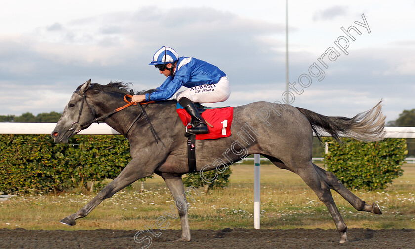 Mubakker-0006 
 MUBAKKER (Dane O'Neill) wins The Matchbook Betting Exchange Novice Stakes
Kempton 3 Sep 2019 - Pic Steven Cargill / Racingfotos.com