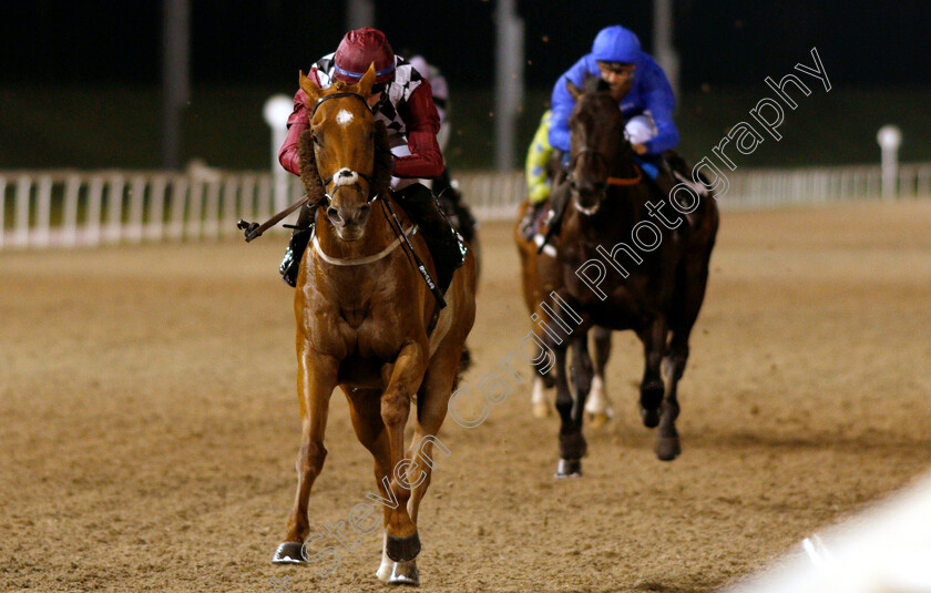 Cry-Wolf-0005 
 CRY WOLF (Rossa Ryan) wins The Redrow And Ehaat Handicap
Chelmsford 6 Sep 2018 - Pic Steven Cargill / Racingfotos.com