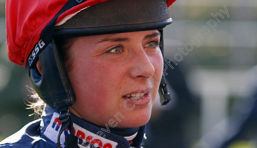 Bryony-Frost-0001 
 BRYONY FROST after winning The Sodexo Reynoldstown Novices Chase on BLACK CORTON Ascot 17 Feb 2018 - Pic Steven Cargill / Racingfotos.com