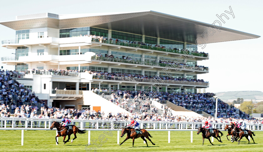 Rejaah-0001 
 REJAAH (Tom Cannon) beats WHATZDJAZZ (2nd left) in The Catesby Estates PLC Mares Handicap Hurdle Cheltenham 19 Apr 2018 - Pic Steven Cargill / Racingfotos.com