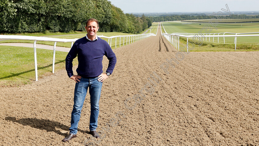 Charlie-Appleby-0003 
 CHARLIE APPLEBY on the gallops
Moulton Paddocks, Newmarket 28 Jun 2019 - Pic Steven Cargill / Racingfotos.com