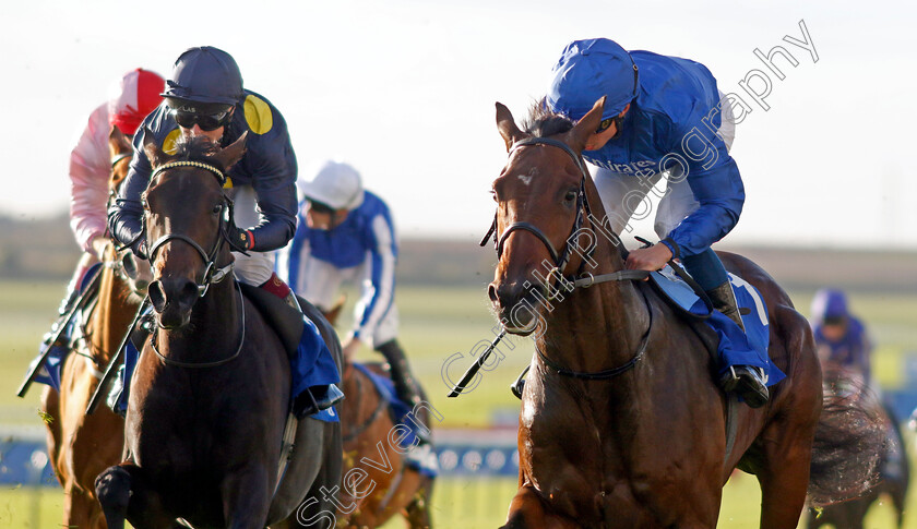 Desert-Order-0001 
 DESERT ORDER (William Buick) wins The Too Darn Hot Nursery
Newmarket 8 Oct 2022 - Pic Steven Cargill / Racingfotos.com