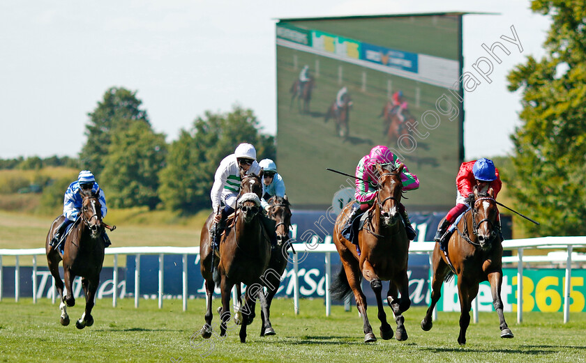 Prosperous-Voyage-0003 
 PROSPEROUS VOYAGE (Rob Hornby) beats INSPIRAL (right) in The Tattersalls Falmouth Stakes
Newmarket 8 Jul 2022 - Pic Steven Cargill / Racingfotos.com