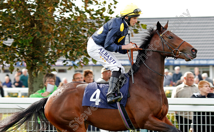 Beauty-Filly-0001 
 BEAUTY FILLY (Ryan Moore) winner of The Ken Lindsay Memorial EBF Fillies Novice Stakes Yarmouth 21 Sep 2017 - Pic Steven Cargill / Racingfotos.com