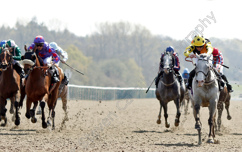 Watersmeet-0002 
 WATERSMEET (Joe Fanning) beats AMADE (left) in The Betway All-Weather Marathon Championships Stakes
Lingfield 19 Apr 2019 - Pic Steven Cargill / Racingfotos.com