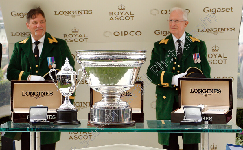 Trophies-King s-Stand-Stakes 
 Trophies for The King's Stand Stakes
Royal Ascot 19 Jun 2018 - Pic Steven Cargill / Racingfotos.com