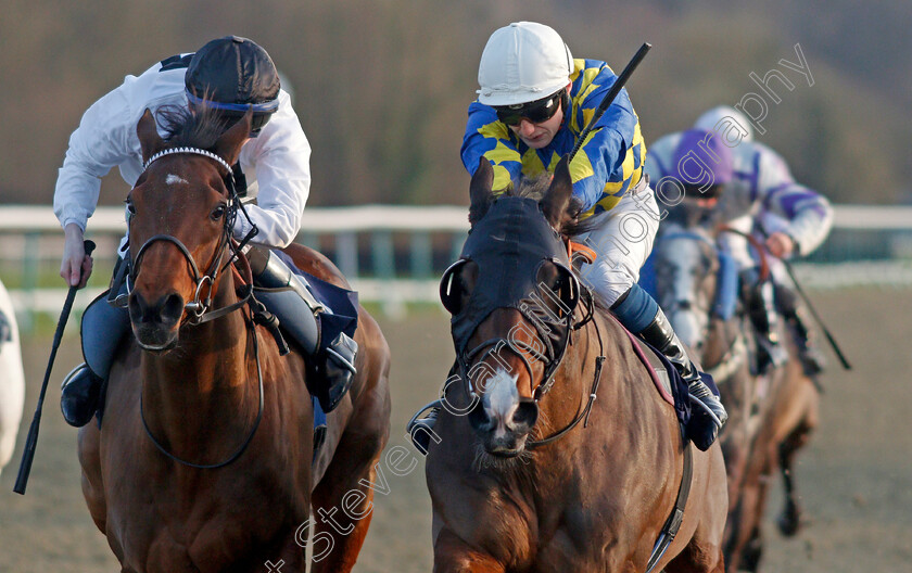 Reeceltic-0004 
 REECELTIC (right, Rhys Clutterbuck) beats LOVE POEMS (left) in The Betway Handicap
Lingfield 9 Mar 2022 - Pic Steven Cargill / Racingfotos.com