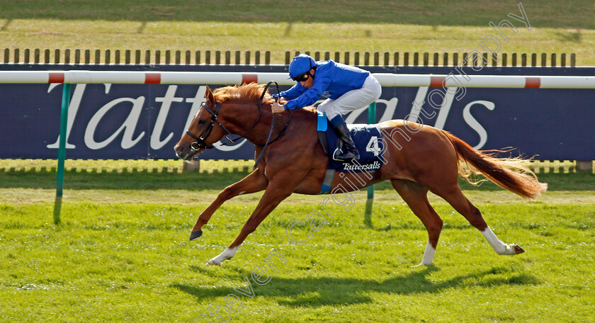 Modern-Games-0011 
 MODERN GAMES (William Buick) wins The Tattersalls Stakes
Newmarket 23 Sep 2021 - Pic Steven Cargill / Racingfotos.com