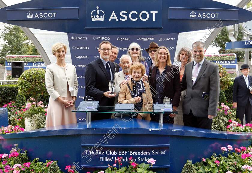 Simply-Breathless-0008 
 Presentation for The Ritz Club EBF Breeders Series Fillies Handicap
Ascot 8 Sep 2018 - Pic Steven Cargill / Racingfotos.com