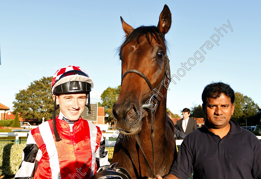 Jazeel-0006 
 JAZEEL (David Egan) after The Shadwell Farm Handicap
Newmarket 28 Sep 2018 - Pic Steven Cargill / Racingfotos.com