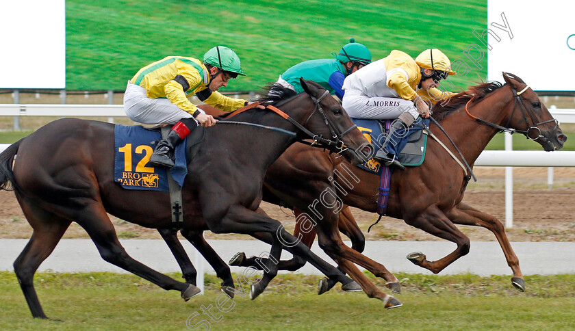 Corinthia-Knight-0005 
 CORINTHIA KNIGHT (Luke Morris) beats PUDS (left) in The Clarion Sign Bro Park Sprint Championship
Bro Park, Sweden 22 Sep 2019 - Pic Steven Cargill / Racingfotos.com