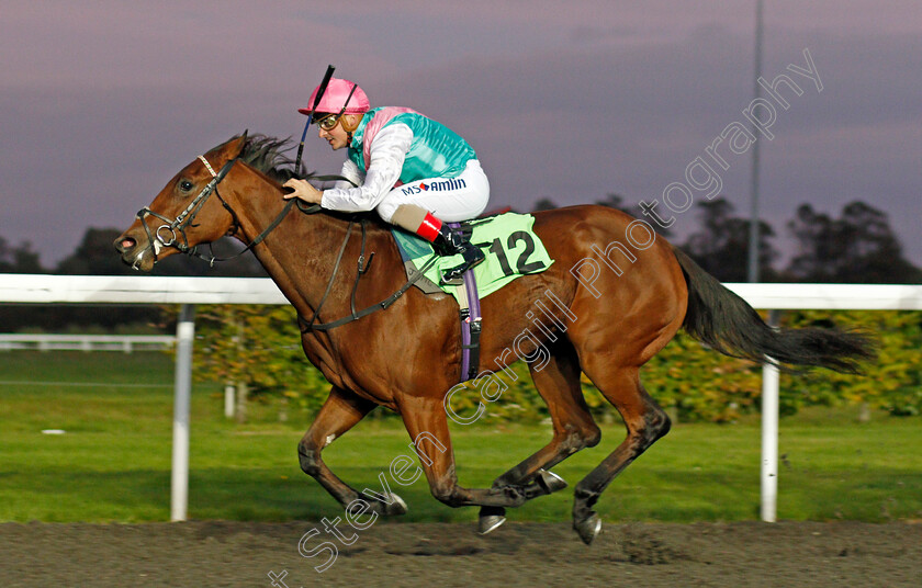 Tivoli-0003 
 TIVOLI (Andrea Atzeni) wins The 32Red.com British Stallion Studs EBF Maiden Fillies Stakes Div2 Kempton 4 Oct 2017 - Pic Steven Cargill / Racingfotos.com