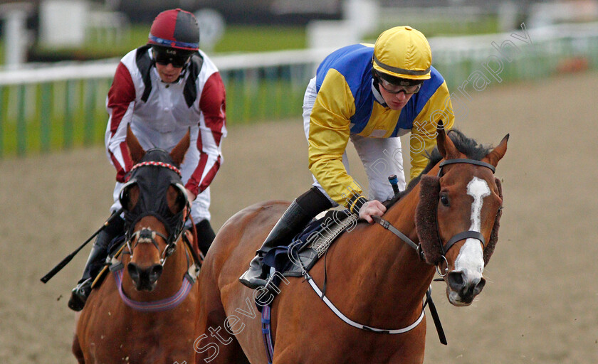 Renardeau-0004 
 RENARDEAU (Dylan Hogan) wins The Betway Apprentice Handicap
Lingfield 18 Dec 2019 - Pic Steven Cargill / Racingfotos.com