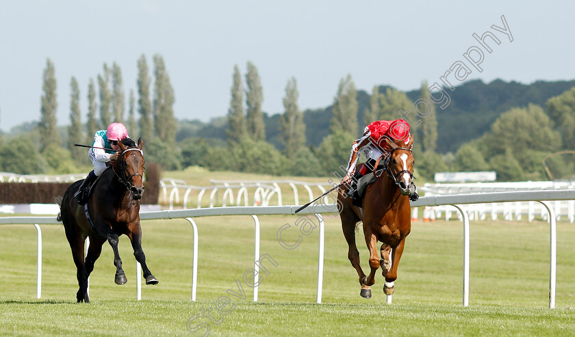 Pippin-0001 
 PIPPIN (Adam Kirby) beats CONSTRUCT (left) in The Insure Wiser Handicap 
Newbury 14 Jun 2018 - Pic Steven Cargill / Racingfotos.com