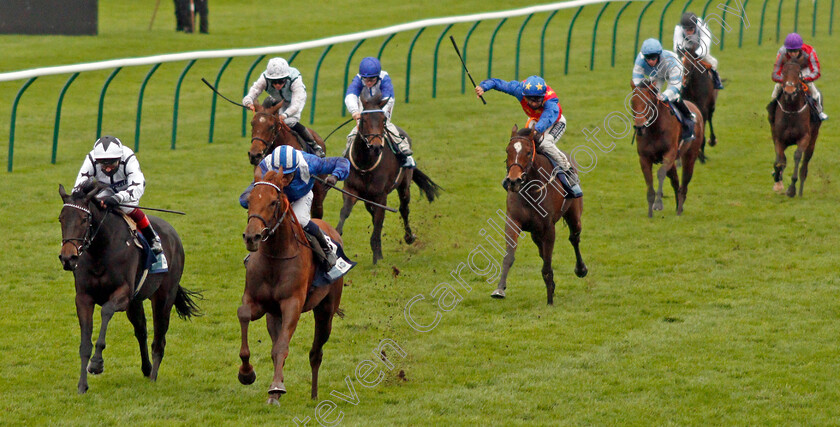 Zeyaadah-0002 
 ZEYAADAH (2nd left, Jim Crowley) beats MYSTERY ANGEL (left) in The British Stallion Studs EBF Montrose Fillies Stakes
Newmarket 31 Oct 2020 - Pic Steven Cargill / Racingfotos.com