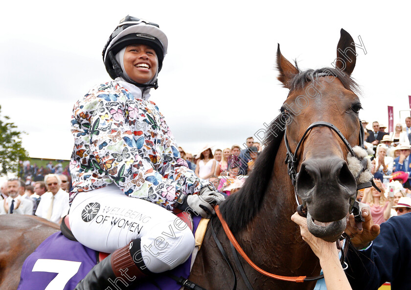 Haverland-0014 
 HAVERLAND (Khadijah Mellah) after The Magnolia Cup
Goodwood 1 Aug 2019 - Pic Steven Cargill / Racingfotos.com