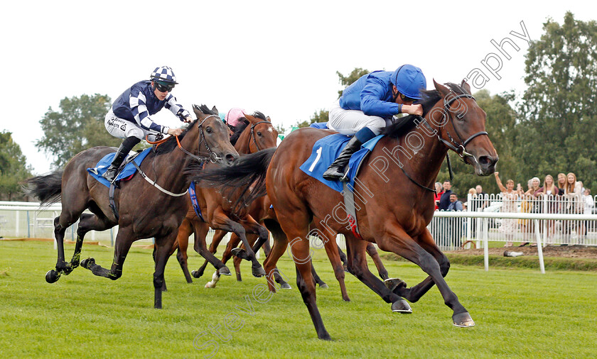 Amber-Island-0005 
 AMBER ISLAND (William Buick) wins The Dale Hall & Hickman Associates EBF Fillies Novice Stakes
Leicester 10 Sep 2019 - Pic Steven Cargill / Racingfotos.com