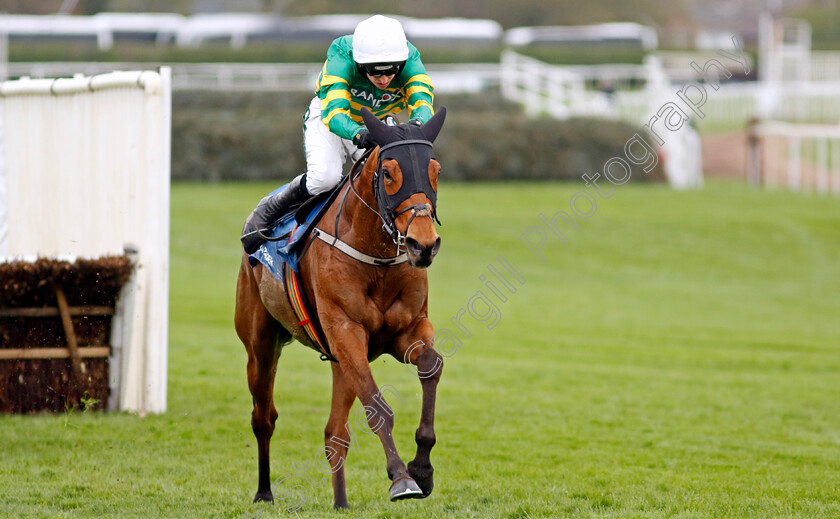 Mystical-Power-0005 
 MYSTICAL POWER (Mark Walsh) wins the Trustatrader Top Novices Hurdle
Aintree 12 Apr 2024 - Pic Steven Cargill / Racingfotos.com