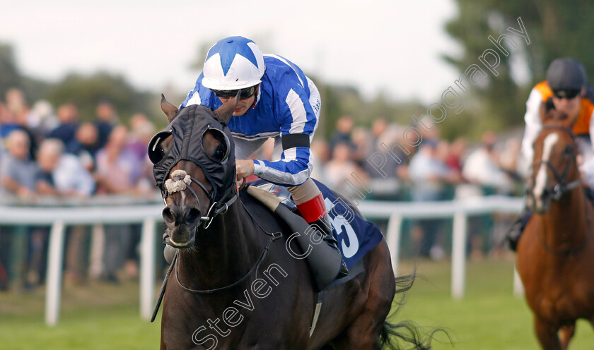 Good-Birthday-0002 
 GOOD BIRTHDAY (Andrea Atzeni) wins The John Empsom Memorial Handicap
Yarmouth 14 Sep 2022 - Pic Steven Cargill / Racingfotos.com