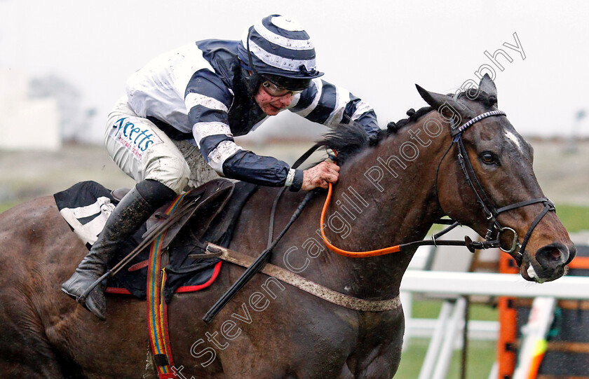 Skytastic-0005 
 SKYTASTIC (Charlie Deutsch) wins The Join Kim Bailey Racing Novices Hurdle
Ascot 19 Feb 2022 - Pic Steven Cargill / Racingfotos.com