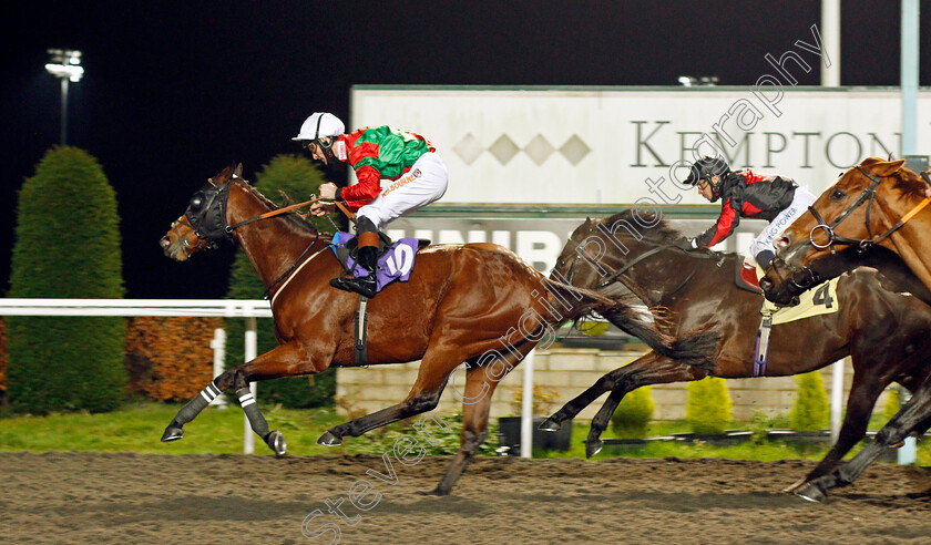 Espresso-Freddo-0004 
 ESPRESSO FREDDO (Dougie Costello) wins The Unibet Casino Deposit £10 get £40 Bonus Handicap
Kempton 2 Dec 2020 - Pic Steven Cargill / Racingfotos.com