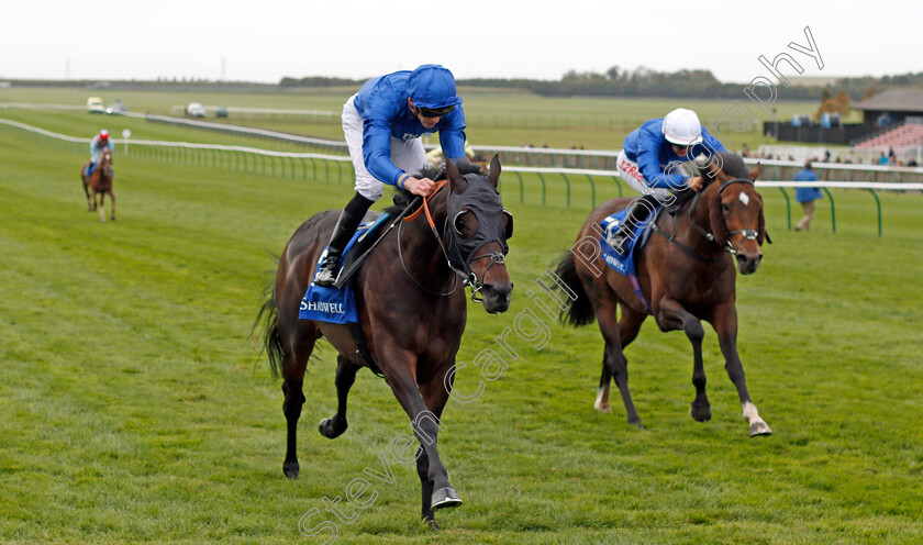 Frontiersman-0004 
 FRONTIERSMAN (James Doyle) wins The Mukhadram Godolphin Stakes Newmarket 29 Sep 2017 - Pic Steven Cargill / Racingfotos.com