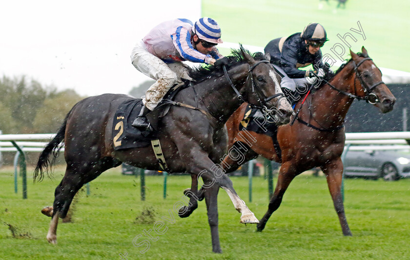 Go-Daddy-0005 
 GO DADDY (Callum Shepherd) wins The British Stallion Studs EBF Nursery
Nottingham 11 Oct 2023 - Pic Steven Cargill / Racingfotos.com