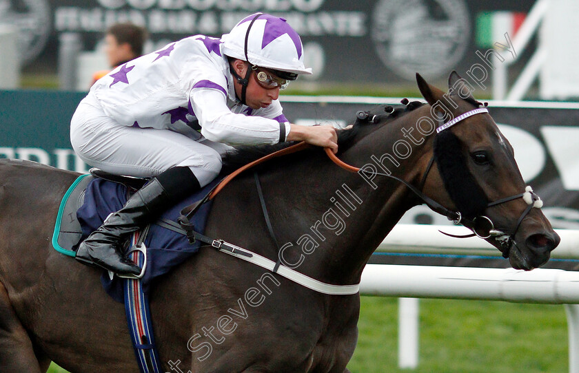 Byron-Flyer-0005 
 BYRON FLYER (William Buick) wins The Cliff Stud Rearing Winners Handicap
Doncaster 15 Sep 2018 - Pic Steven Cargill / Racingfotos.com