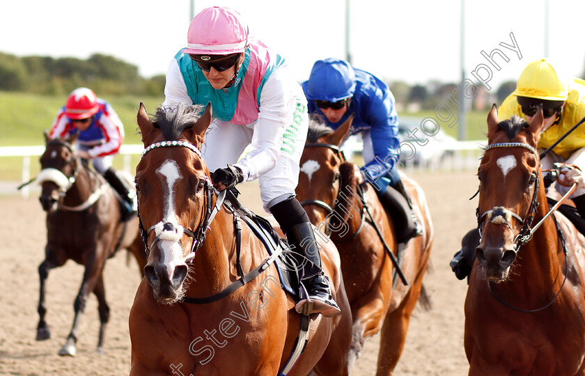 Encrypted-0003 
 ENCRYPTED (Josephine Gordon) wins The Old Golden Hen Handicap
Chelmsford 30 Aug 2018 - Pic Steven Cargill / Racingfotos.com