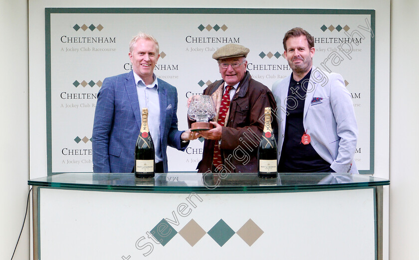 Marcle-Ridge-0014 
 Presentation to Mr C J Bennett for The KTDA Racing Open Hunters Chase won by MARCLE RIDGE
Cheltenham 3 May 2019 - Pic Steven Cargill / Racingfotos.com