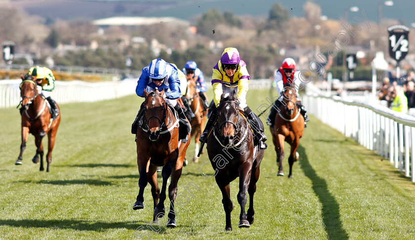 Proper-Beau-0005 
 PROPER BEAU (right, Graham Lee) beats ALMINOOR (left) in The Watch Racing TV Now Novice Stakes
Musselburgh 2 Apr 2019 - Pic Steven Cargill / Racingfotos.com