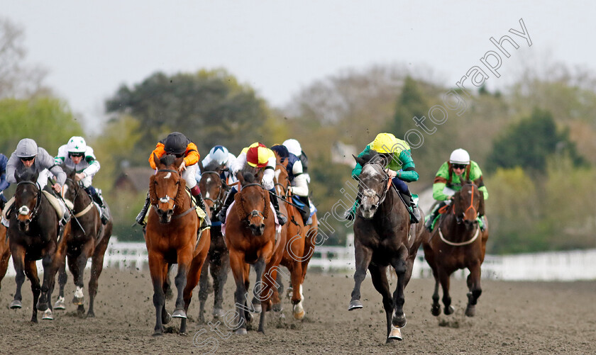 Ferrous-0006 
 FERROUS (right, David Probert) beats INTERVENTION (black cap) in The Virgin Bet Fives Handicap
Kempton 6 Apr 2024 - Pic Steven Cargill / Racingfotos.com