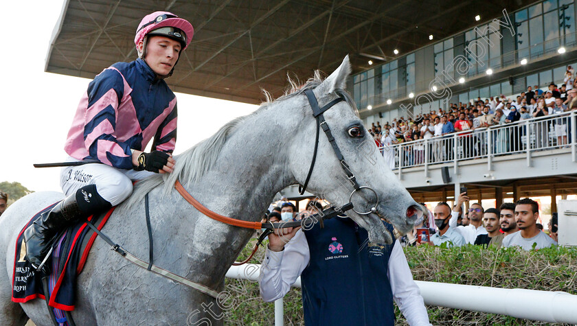 Lord-Glitters-0018 
 LORD GLITTERS (Jason Watson) after The Bahrain International Trophy
Sakhir Racecourse, Bahrain 19 Nov 2021 - Pic Steven Cargill / Racingfotos.com