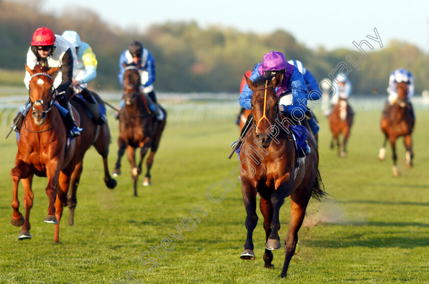 Dubai-Instinct-0004 
 DUBAI INSTINCT (Callum Shepherd) wins The CAstle Beauty Maiden Stakes
Nottingham 20 Apr 2019 - Pic Steven Cargill / Racingfotos.com