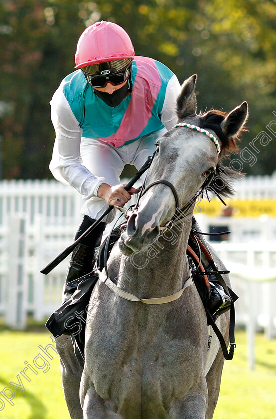 Lucid-Dreamer-0001 
 LUCID DREAMER (Jason Watson) before winning The Dubai Duty Free Of Surprises British EBF Fillies Conditions Stakes
Newbury 18 Sep 2020 - Pic Steven Cargill / Racingfotos.com