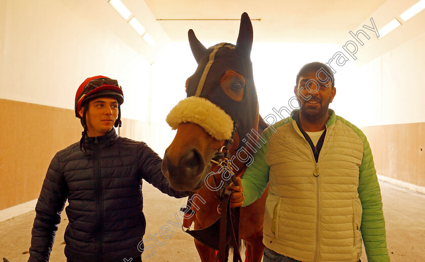 GM-Hopkins-0001 
 GM HOPKINS, trained by Jaber Ramadhan, exercising in preparation for The Dubai World Cup Carnival, Meydan 18 Jan 2018 - Pic Steven Cargill / Racingfotos.com